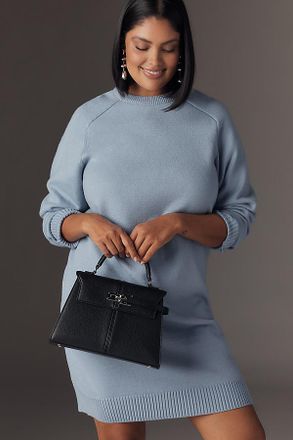 English Factory Long-Sleeve Mini Sweater Dress