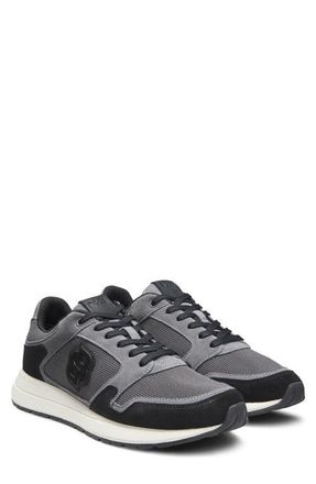 BOSS Vinston Runn Sneaker in Dark Grey at Nordstrom, Size 12Us