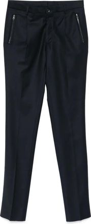 Etro Geplooide broek met ritszak - Blauw