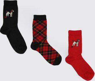 Lauren Ralph Lauren Calze Lauren Ralph Lauren in misto cotone stretch con motivo jacquard