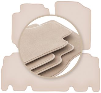 OEM Alfombrillas Beige Premium Para Toyota Yaris Verso Monovolumen 1999-2005
