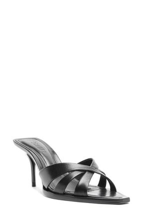Schutz Keefa Leaf Mule in Black at Nordstrom, Size 10.5