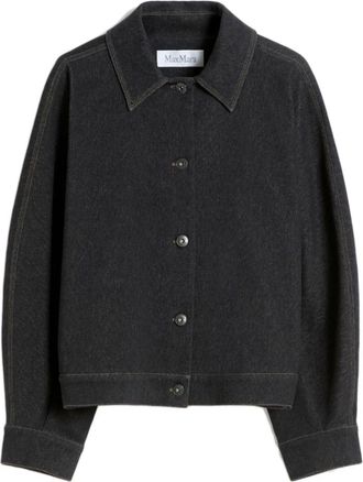 Max Mara Mxpnettare Jas - Dames - Spijkerjassen - Blauw - M - Katoen - Jassen