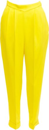 Delpozo Delpozo viscose blend high v waistband harem pants