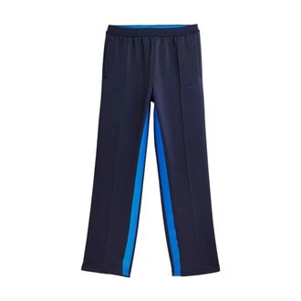 adidas Pique Trainingsbroeken - Heren - Trainingsbroeken - Blauw - S - Polyester - Fitness