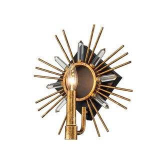 Netlighting Sun King Candle Wall Lamp Gold Leaf
