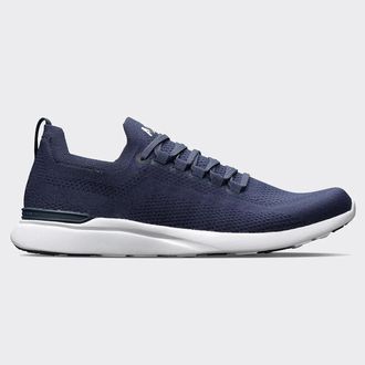 Athletic Propulsion Labs Mens Athletic Propulsion Labs TechLoom Breeze Blue Running Shoes HAWK889