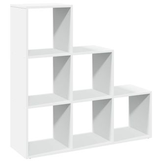 vidaXL Libreria Divisorio 3 Ripiani Bianca 99x29x99 Cm In Truciolato - Vidaxl