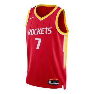 Nike Dri-FIT NBA Houston Rockets Icon Edition Swingman Jersey University Red II4511-657