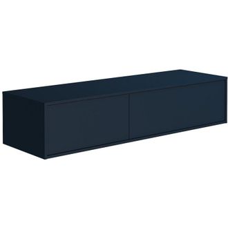 Vente-Unique Vente-unique - Mobile sotto lavabo sospeso L150 cm Blu notte - isaure ii