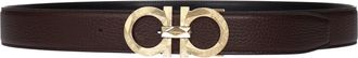 Ferragamo Herens Riem Bruin/Zwart Leer