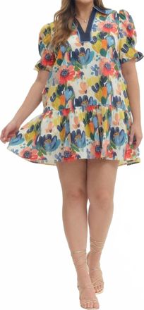 Entro Looking For You Dress In Multicolor