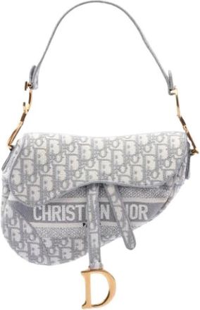 Dior Pre-owned Borsa a spalla The Saddle - - Pre-owned - Donna - Grigio - ONE SIZE
