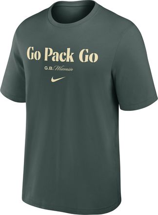 Nike Green Bay Packers Rivalries Collection Primary Nike Mens Dri-FIT NFL T-Shirt in Green | 02OZ33X7T-N1U