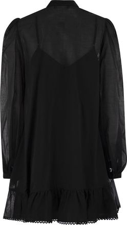 Max Mara Womens Black Cotton Asteri1234 Dress - Size EU 44 (Womens)