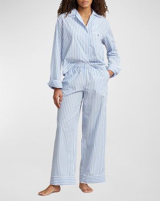 Polo Ralph Lauren The Bailey Cotton Poplin Pajama Set