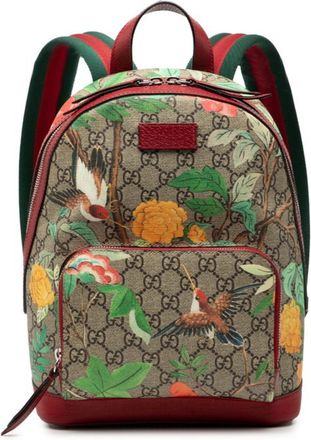 Gucci Beige Multi-Color Pvc Leather Backpack (Pre-Owned)