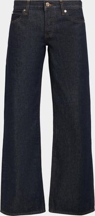 Frame Denim Petite The Pixie Wide-Leg Jeans