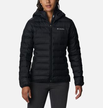 Columbia Daunenjacke COLUMBIA Lake 22 II Down Hooded Jacket, Damen, Gr. XL, schwarz, Web, Obermaterial: 100% Polyester. Wattierung: 100% Daunen, normal, Jacken