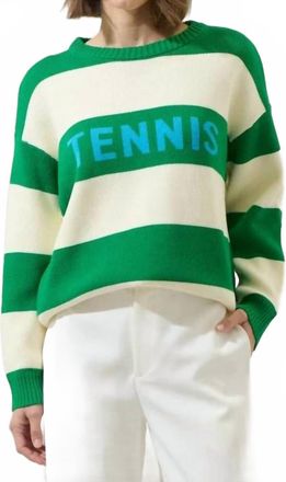 Sugarlips Tennis Sweater Top In Green