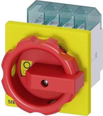 SIEMENS Interruptor Seccionador El&eacute;ctrico Rojo Y Amarillo