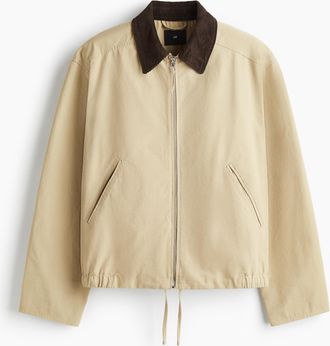 H&M Blouson aus Baumwolle - Beige