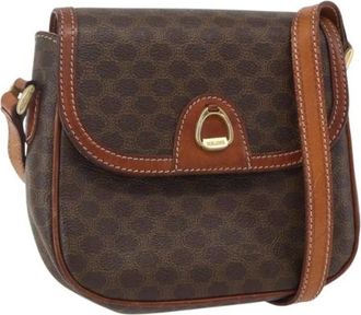 Celine Pre-owned Cross Body Bags, female, Brown, Size: ONE SIZE Pre-owned Plastic Cross Body Bag