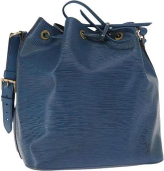 Louis Vuitton Pre-owned Bucket Bags, female, Blue, Size: ONE SIZE Pre-owned Bucket Bag