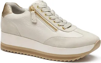 Johnston & Murphy Gracie Leather & Suede Sneaker
