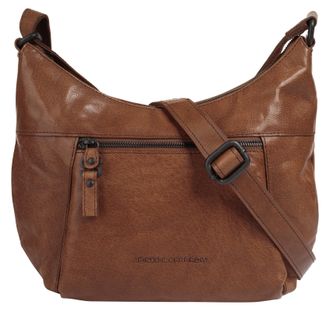 Spikes & Sparrow Umh&auml;ngetasche SPIKES & SPARROW, Damen, Gr. B/H/T: 33cm x 25cm x 4cm onesize, braun (cognac), Leder, leicht gl&auml;nzend, unifarben, Taschen Umh&auml;ngetasche,