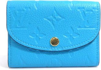 Louis Vuitton Turquoise Monogram Empreinte Coin Purse/Coin Case (Pre-Owned)