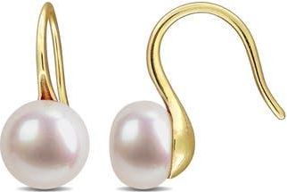 Delmar Cultured Pearl Drop Earrings in Gold at Nordstrom Rack
