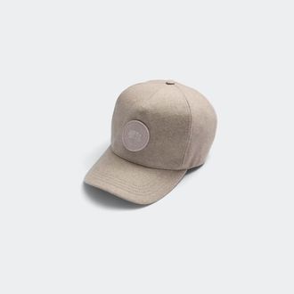 Canada Goose Arctic Disc Wool Adjustable Cap (Men, Cement Melange, ONESIZE)