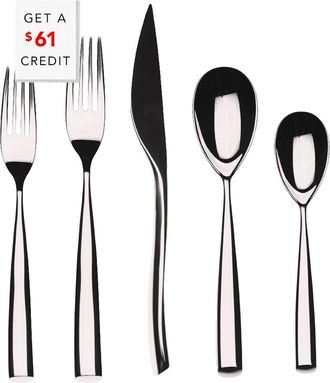 Mepra 20Pc Flatware Set With $61 Credit