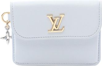 Louis Vuitton Blue Leather Pvc Coin Purse/Coin Case (Pre-Owned)