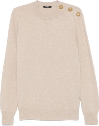 Balmain Maglione drappeggiato - Toni neutri