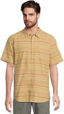 Prana Groveland Shirt Mens Clothing Pollen : 2XL (Slim), Polyester/Cotton
