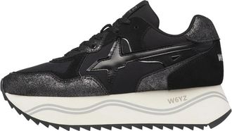 W6YZ Deva W. - Dames - Sneakers - Zwart - 36 EU - Leer - Schoenen
