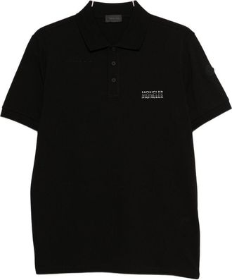 Moncler Logo Cotton Polo Shirt