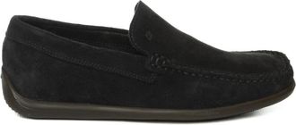 Frau Mocassino 14F4 - Heren - Loafers - Blauw - 41 EU - Leer - Schoenen