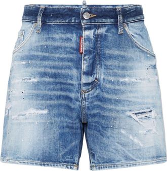 Dsquared2 distressed-effect shorts - Blue
