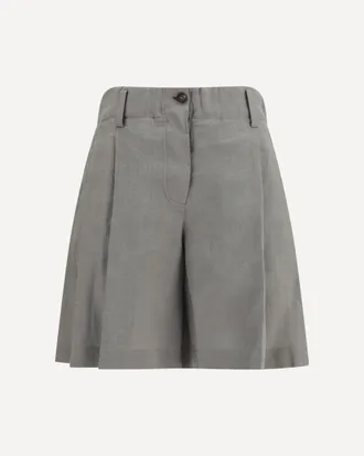 Brunello Cucinelli Linen Bermuda Shorts Female S