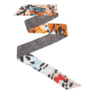 Fendi (WMNS) Fendi SS26 Wrappy Silk Narrow Scarf Orange FXT011AWESF1UTT
