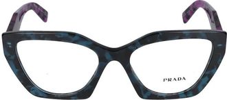 Prada Glasses, female, Brown, Size: 54 MM PR 09Yv Eyeglasses