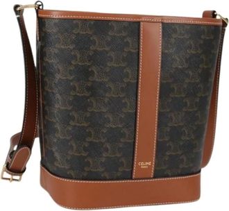 Celine Bolso Bucket Pre-owned - Pre-owned - Mujer - Marr&oacute;n - ONE SIZE