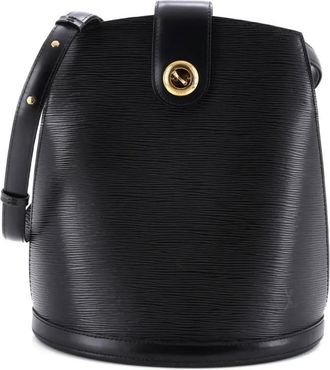 Louis Vuitton Cluny Epi Leather shoulder bag - Zwart