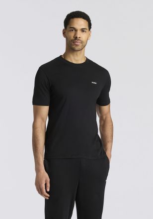HUGO BOSS T-Shirt HUGO Dero, Herren, Gr. XXL, schwarz001, Single Jersey, Obermaterial: 100% Baumwolle, unifarben, regular fit normal, Rundhals, abgesteppte Kant