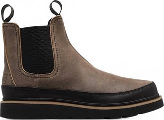 Sorel Mens Slabtown 62 Waterproof Chelsea Boots In Canoe Black