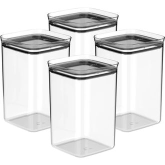 Ou Airtight Clear Stackable Food Storage Container Set with Leak Proof Lid at Nordstrom