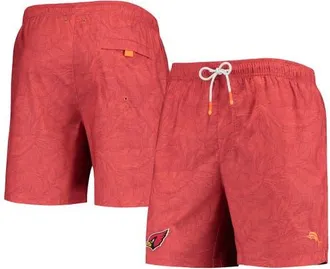 Tommy Bahama Mens Tommy Bahama Cardinal Arizona Cardinals Team Naples Layered Leaves Swim Trunks at Nordstrom, Size Xx-Large